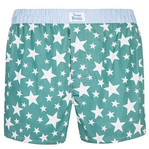 Starboy - green Boxer Short with stars - True Boxers