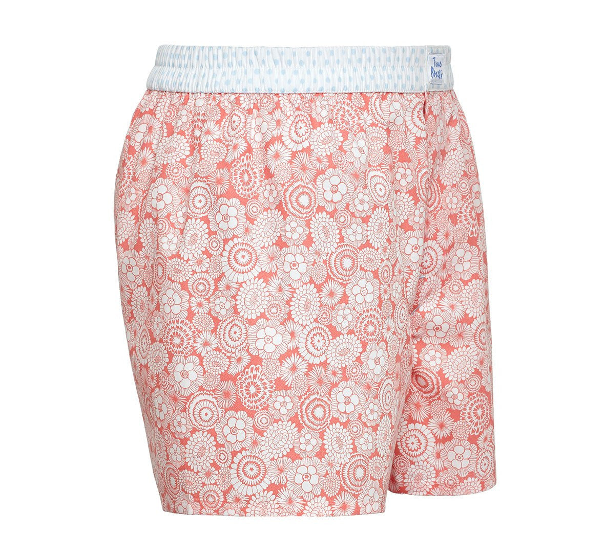 Get Lucky - orange floral pattern Boxer Short - True Boxers