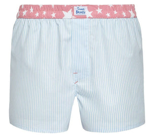 Champion - blue stripes with pink stars Boxer Short - True Boxers