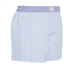 Generous - floral blue stripes Boxer Short - True Boxers